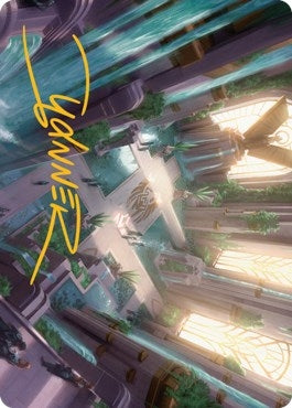 Spara's Headquarters Art Card (Gold-Stamped Signature) (36) (Art Series: Streets of New Capenna)