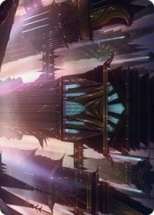 Skybridge Towers Art Card (37) (Art Series: Streets of New Capenna)