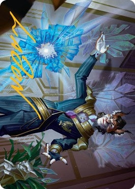 Kros, Defense Contractor Art Card (Gold-Stamped Signature) (44) (Art Series: Streets of New Capenna)