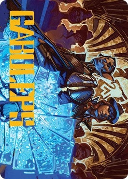 Contractual Safeguard Art Card (Gold-Stamped Signature) (50) (Art Series: Streets of New Capenna)