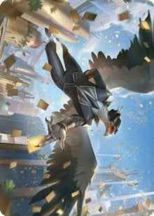 Skyboon Evangelist Art Card (51) (Art Series: Streets of New Capenna)