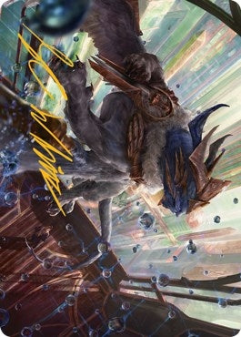 Change of Plans Art Card (Gold-Stamped Signature) (52) (Art Series: Streets of New Capenna)