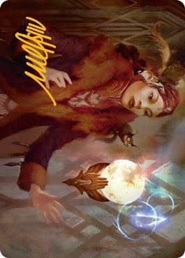Misfortune Teller Art Card (Gold-Stamped Signature) (58) (Art Series: Streets of New Capenna)