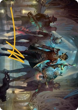 Family's Favor Art Card (Gold-Stamped Signature) (61) (Art Series: Streets of New Capenna)