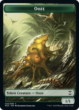 Ooze (025) // Treasure (015) Double-Sided Token (25 // 15) (Commander: Streets of New Capenna)