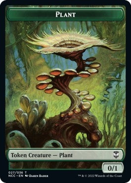 Plant // Citizen Double-Sided Token (27 // 12) (Commander: Streets of New Capenna)