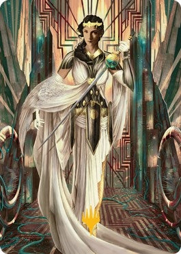 Elspeth Resplendent Art Card (64/81) (Gold-Stamped) (64) (Art Series: Streets of New Capenna)