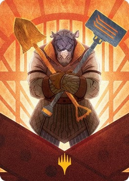 Mr. Orfeo, the Boulder Art Card (Gold-Stamped) (70) (Art Series: Streets of New Capenna)