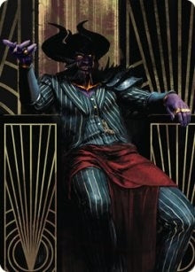 Ob Nixilis, the Adversary Art Card (71/81) (71) (Art Series: Streets of New Capenna)