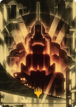 Plains Art Card (Gold-Stamped) (79) (Art Series: Streets of New Capenna)