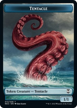 Tentacle // Champion of Wits Double-Sided Token (13 // 14) (Commander: Streets of New Capenna)