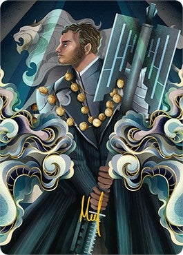 Rafiq of the Many Art Card (Gold-Stamped Signature) (81) (Art Series: Streets of New Capenna)