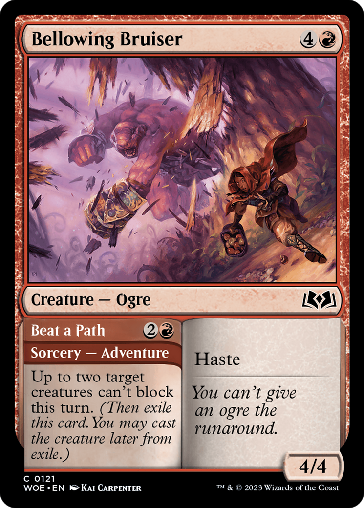 Bellowing Bruiser (121) (Wilds of Eldraine)