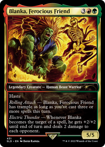 Blanka, Ferocious Friend (431) (Secret Lair Drop Series)