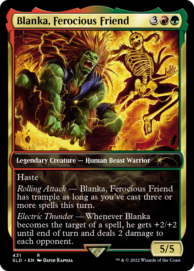 Blanka, Ferocious Friend (431) (Secret Lair Drop Series)
