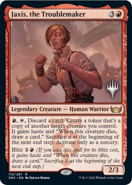 Jaxis, the Troublemaker (112) (Promo Pack: Streets of New Capenna)