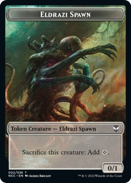 Eldrazi Spawn // Human Double-Sided Token (2 // 7) (Commander: Streets of New Capenna)