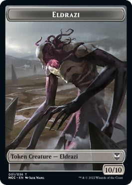 Eldrazi // Human Soldier Double-Sided Token (1 // 8) (Commander: Streets of New Capenna)