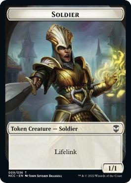 Soldier // Cat Beast Double-Sided Token (9 // 4) (Commander: Streets of New Capenna)