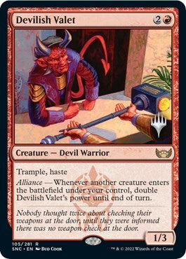 Devilish Valet (105) (Promo Pack: Streets of New Capenna)