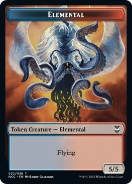 Elemental (032) // Rogue Double-Sided Token (32 // 7) (Commander: Streets of New Capenna)