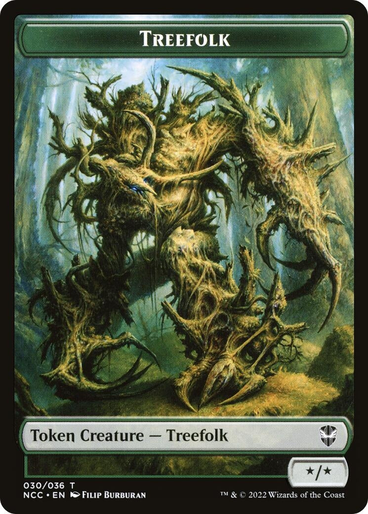Treefolk // Spider Double-Sided Token (30 // 29)