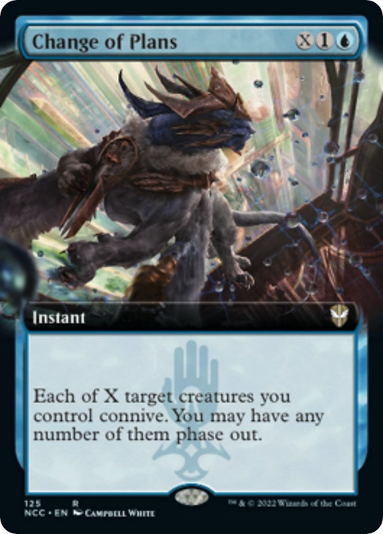 Change of Plans (Extended Art) (125) (Commander: Streets of New Capenna)