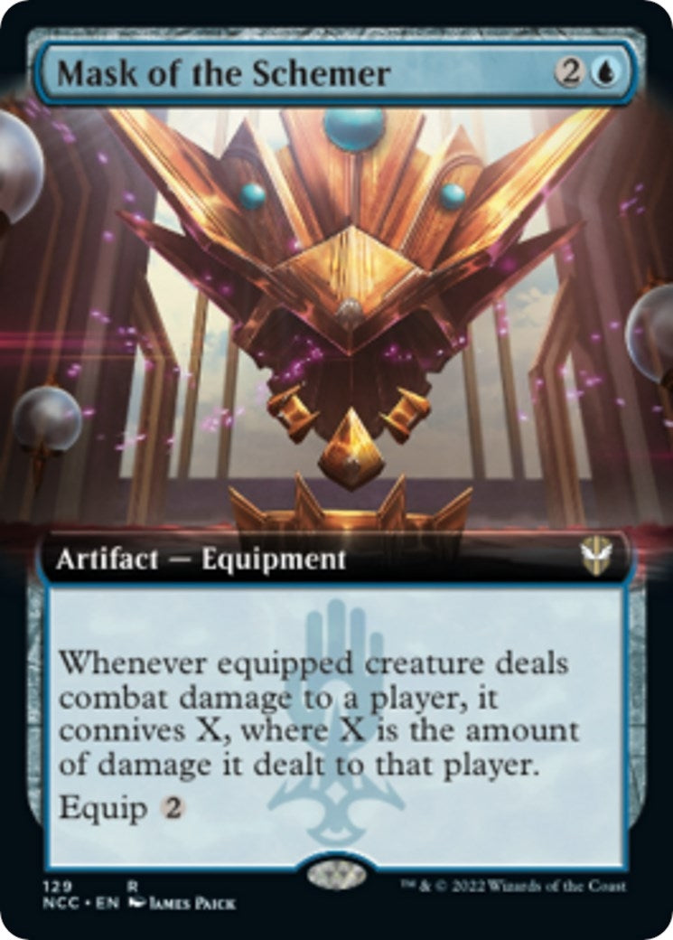 Mask of the Schemer (Extended Art) (129) (Commander: Streets of New Capenna)