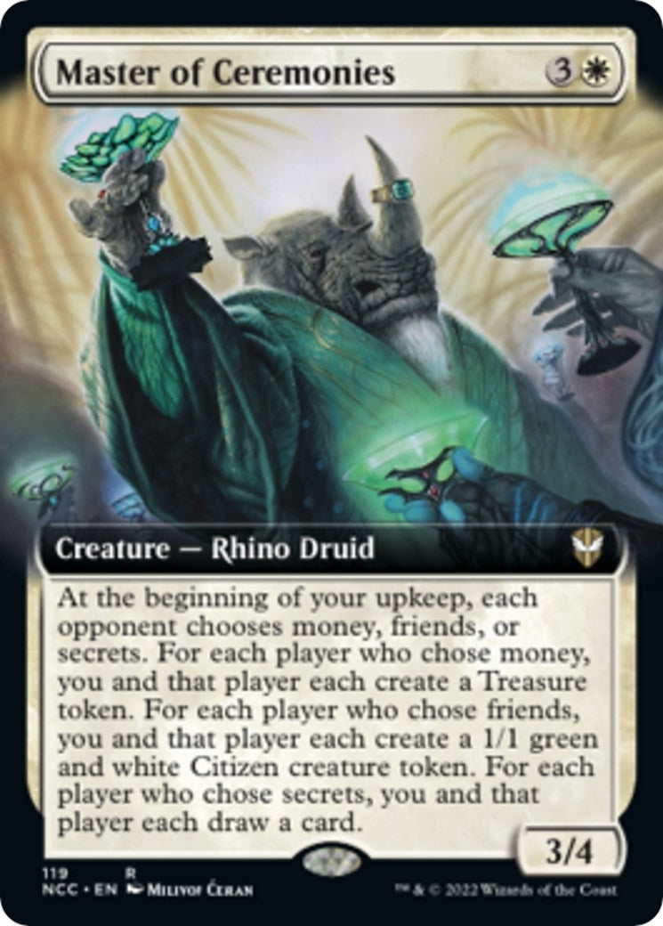 Master of Ceremonies (Extended Art) (119) (Commander: Streets of New Capenna)