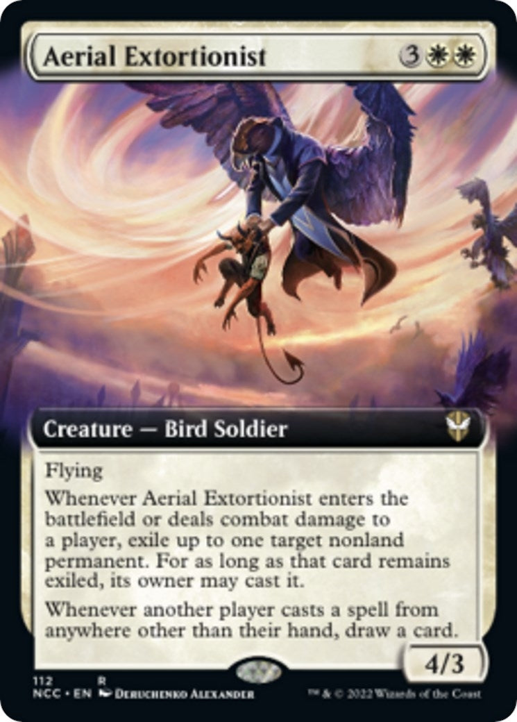Aerial Extortionist (Extended Art) (112) (Commander: Streets of New Capenna)