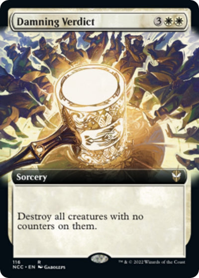 Damning Verdict (Extended Art) (116) (Commander: Streets of New Capenna)