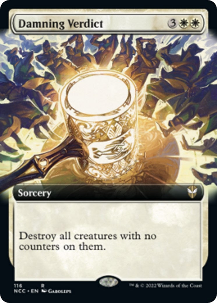 Damning Verdict (Extended Art) (116) (Commander: Streets of New Capenna)