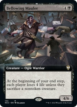 Bellowing Mauler (Extended Art) (134) (Commander: Streets of New Capenna)