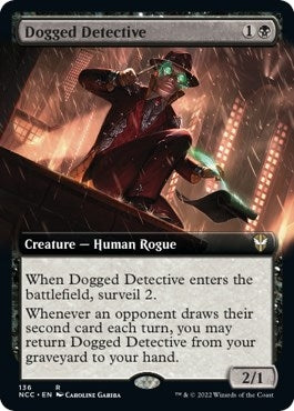 Dogged Detective (Extended Art) (136) (Commander: Streets of New Capenna)