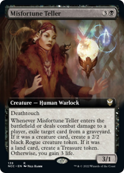 Misfortune Teller (Extended Art) (139) (Commander: Streets of New Capenna)