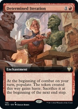 Determined Iteration (Extended Art) (146) (Commander: Streets of New Capenna)