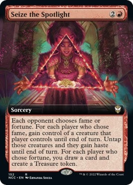 Seize the Spotlight (Extended Art) (152) (Commander: Streets of New Capenna)