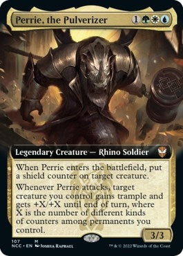 Perrie, the Pulverizer (Extended Art) (107) (Commander: Streets of New Capenna)