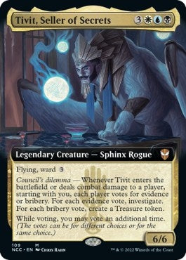 Tivit, Seller of Secrets (Extended Art) (109) (Commander: Streets of New Capenna)