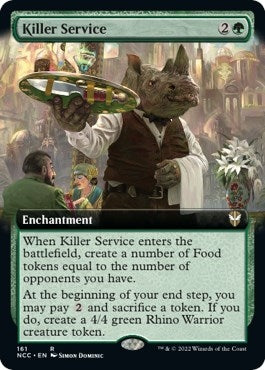 Killer Service (Extended Art) (161) (Commander: Streets of New Capenna)