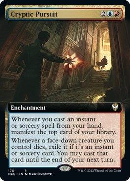 Cryptic Pursuit (Extended Art) (170) (Commander: Streets of New Capenna)