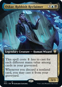 Oskar, Rubbish Reclaimer (Extended Art) (177) (Commander: Streets of New Capenna)