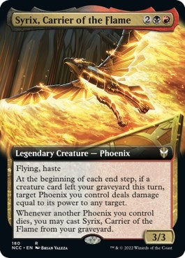 Syrix, Carrier of the Flame (Extended Art) (180) (Commander: Streets of New Capenna)