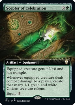Scepter of Celebration (Extended Art) (164) (Commander: Streets of New Capenna)
