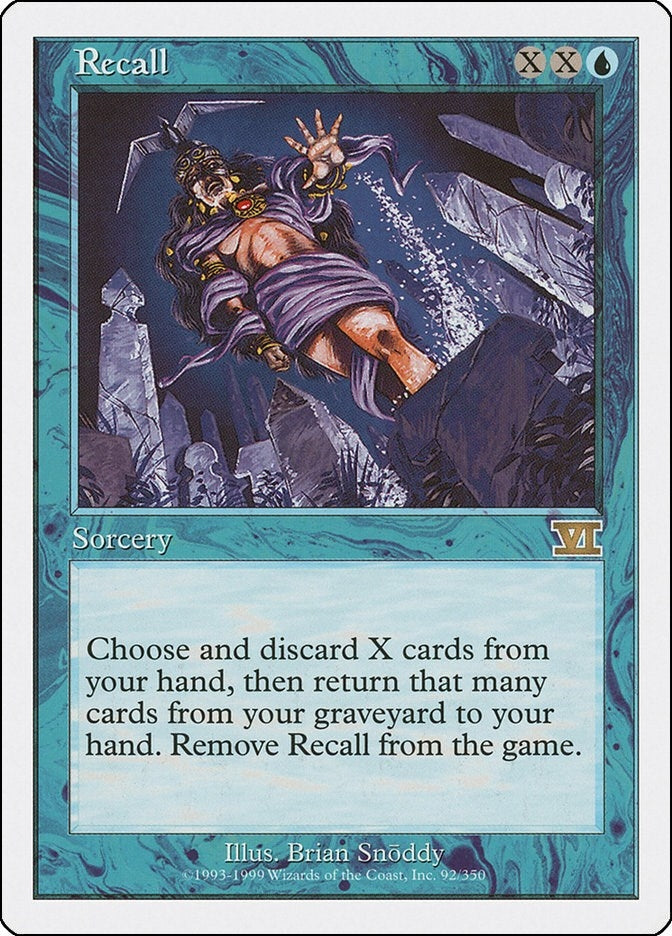 Recall (92) (Classic Sixth Edition)