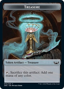 Image for Treasure (014) // Spirit Double-Sided Token (14 // 3) - Magic: The Gathering