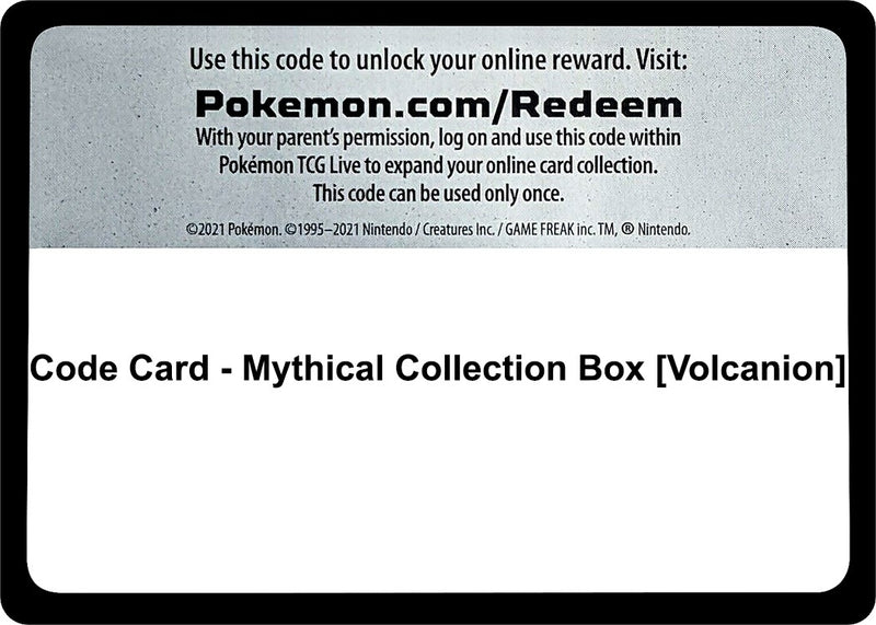 Image for Code Card - Mythical Collection Box [Volcanion] (Generations) - Pokemon