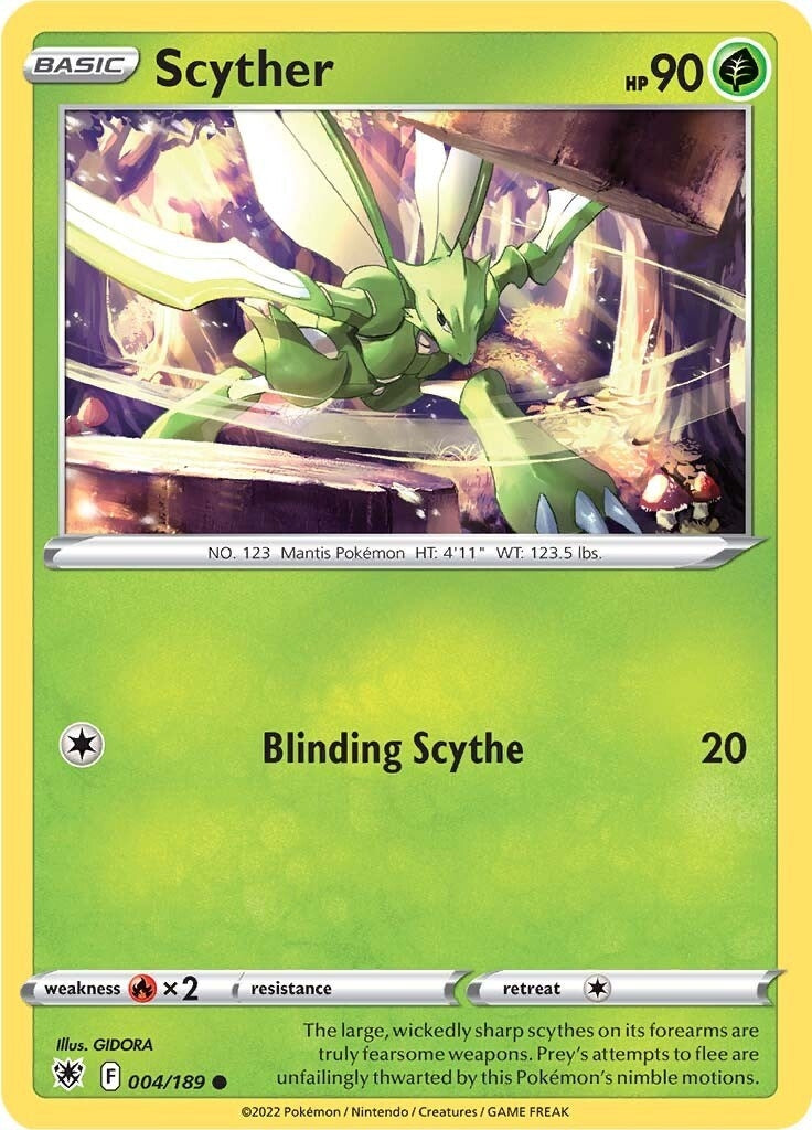 Image for Scyther (004) (004/189) (SWSH10: Astral Radiance) - Pokemon