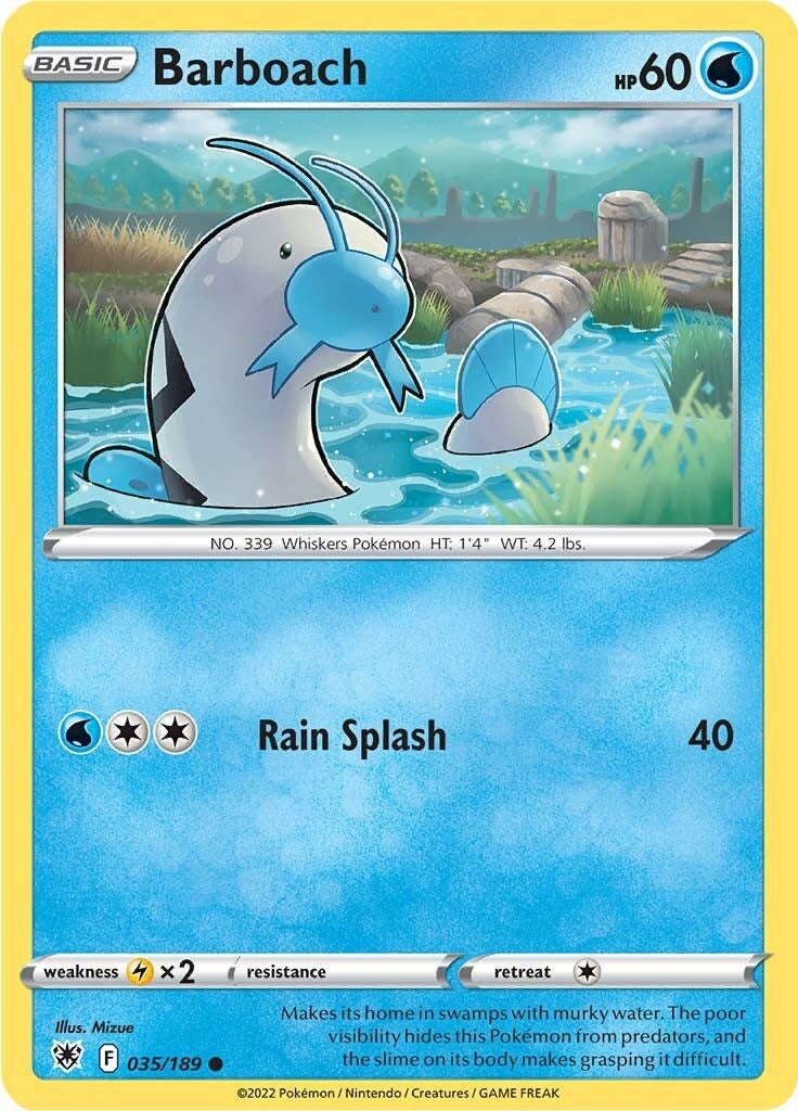 Image for Barboach (035/189) (SWSH10: Astral Radiance) - Pokemon
