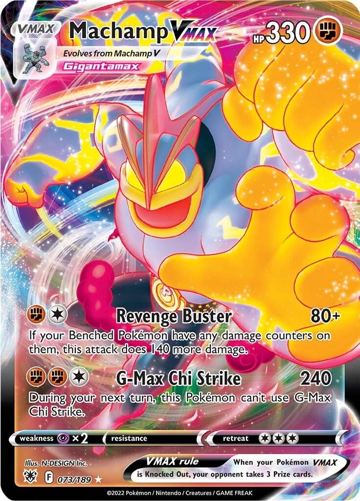 Image for Machamp VMAX (073/189) (SWSH10: Astral Radiance) - Pokemon